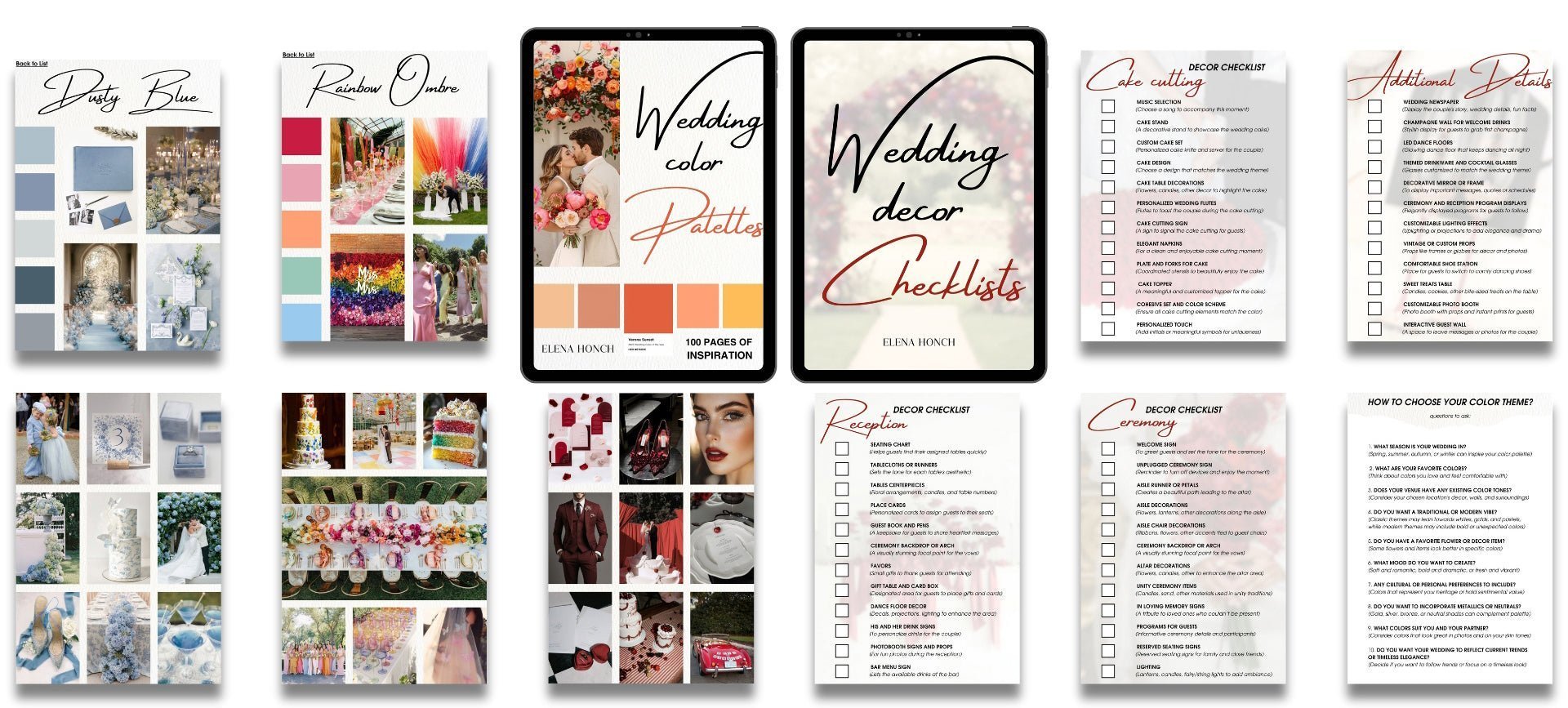 Our Top 15 Wedding Color Palettes for 2025 - ELENA HONCH