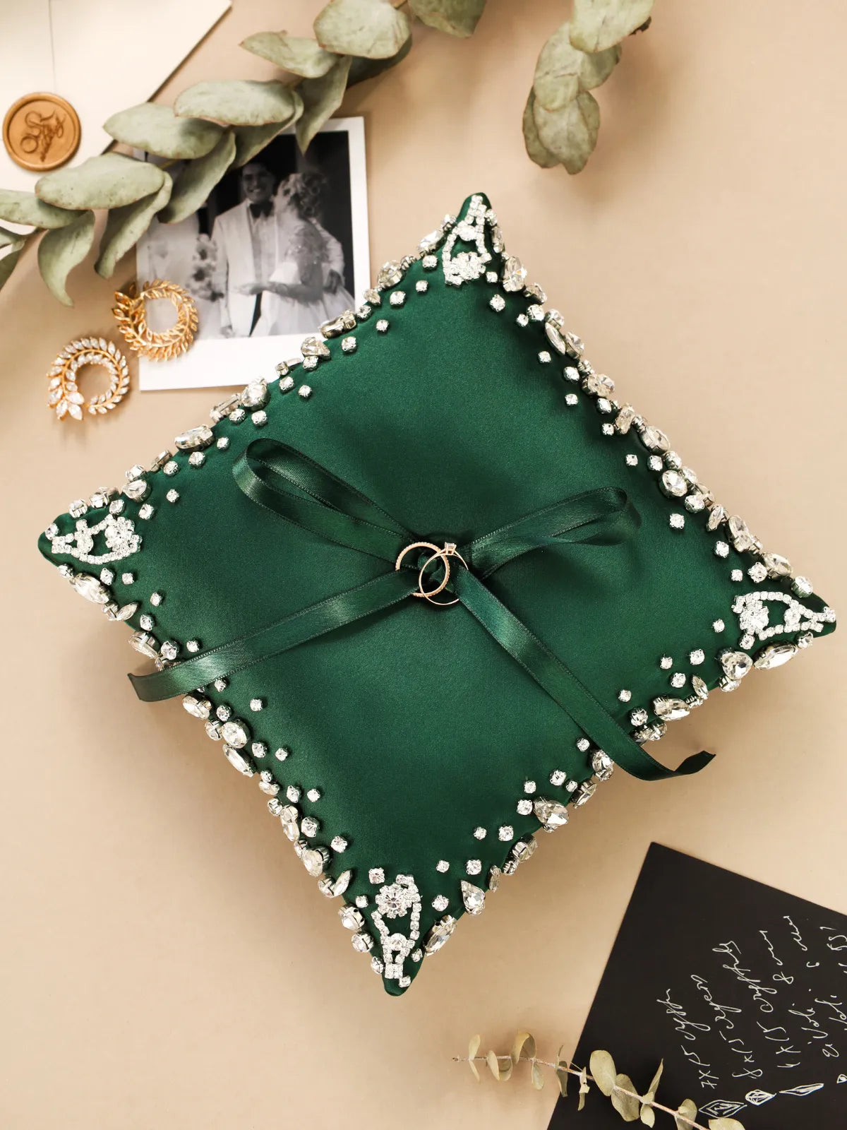 Set Emerald Tulipa with pillow