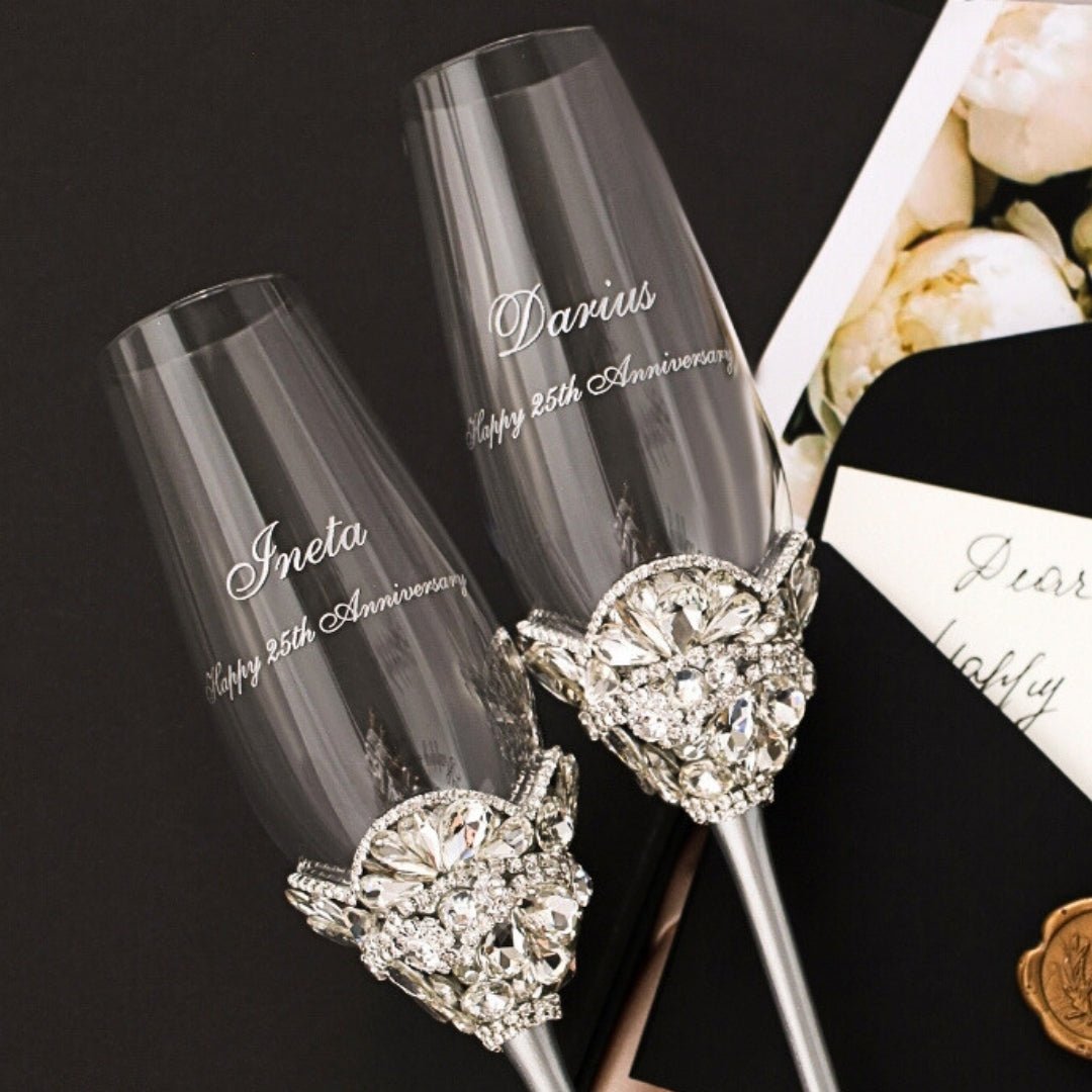 25th Anniversary Silver Flower Flutes - ELENA HONCH