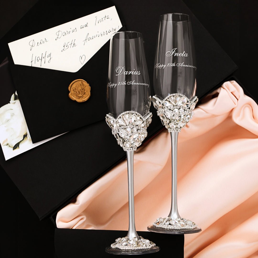 25th Anniversary Silver Flower Flutes - ELENA HONCH
