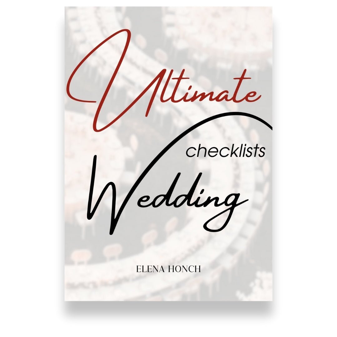 3 - in - 1 Wedding Planning Bundle: 12 Month Timeline, Complete Decor Checklist & Checklist for Guest - ELENA HONCH