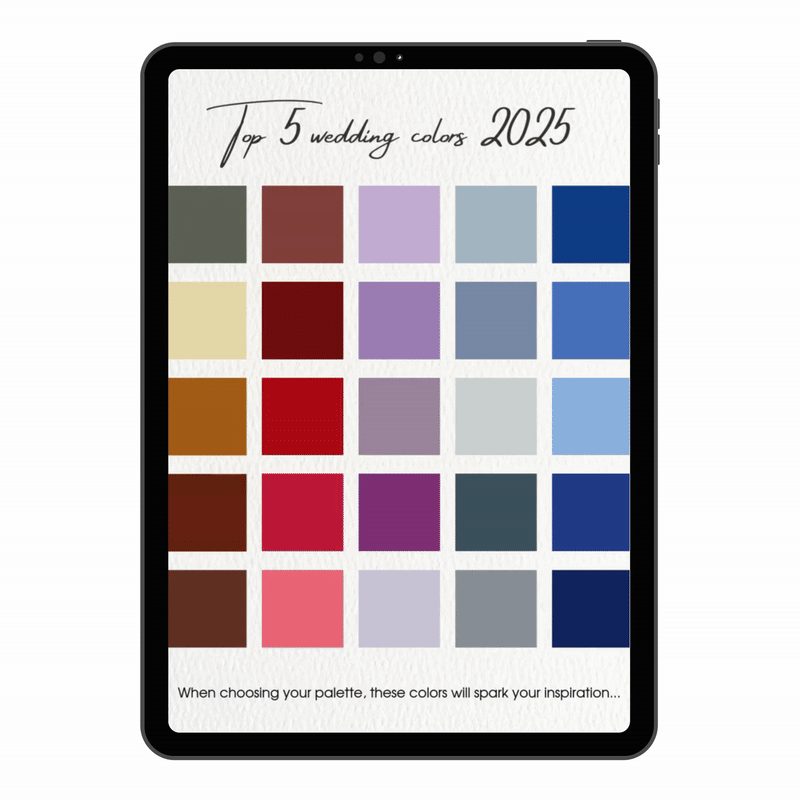 200+ Pages Wedding Inspiration Journal: Trends, Themes & Colors