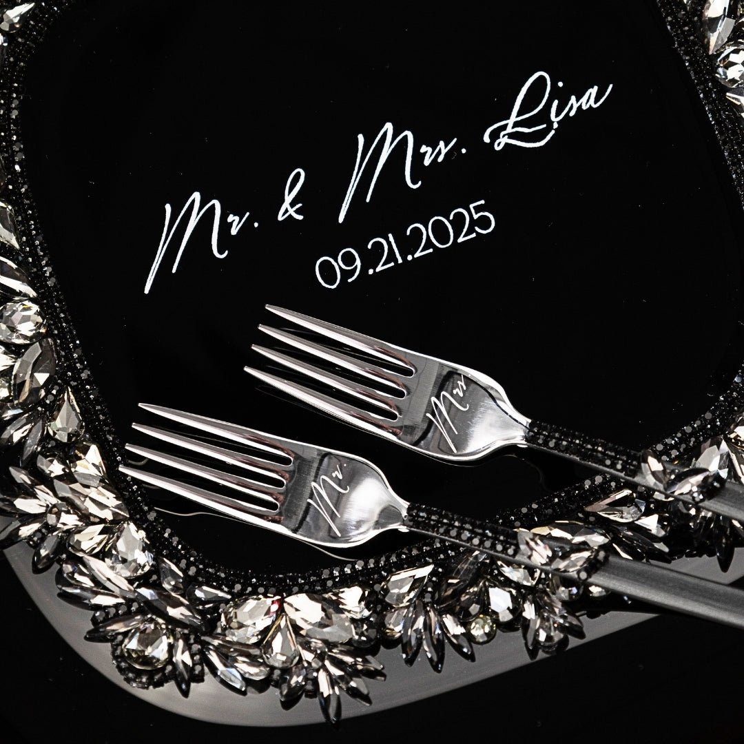 Blossom Set Gothic in Black - ELENA HONCH