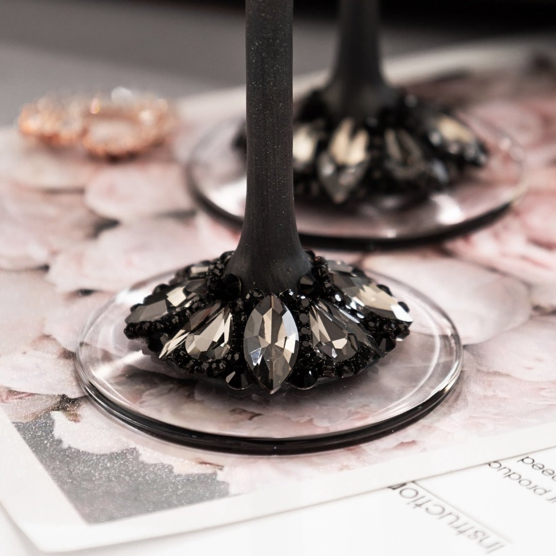 Blossom Set Gothic in Black - ELENA HONCH