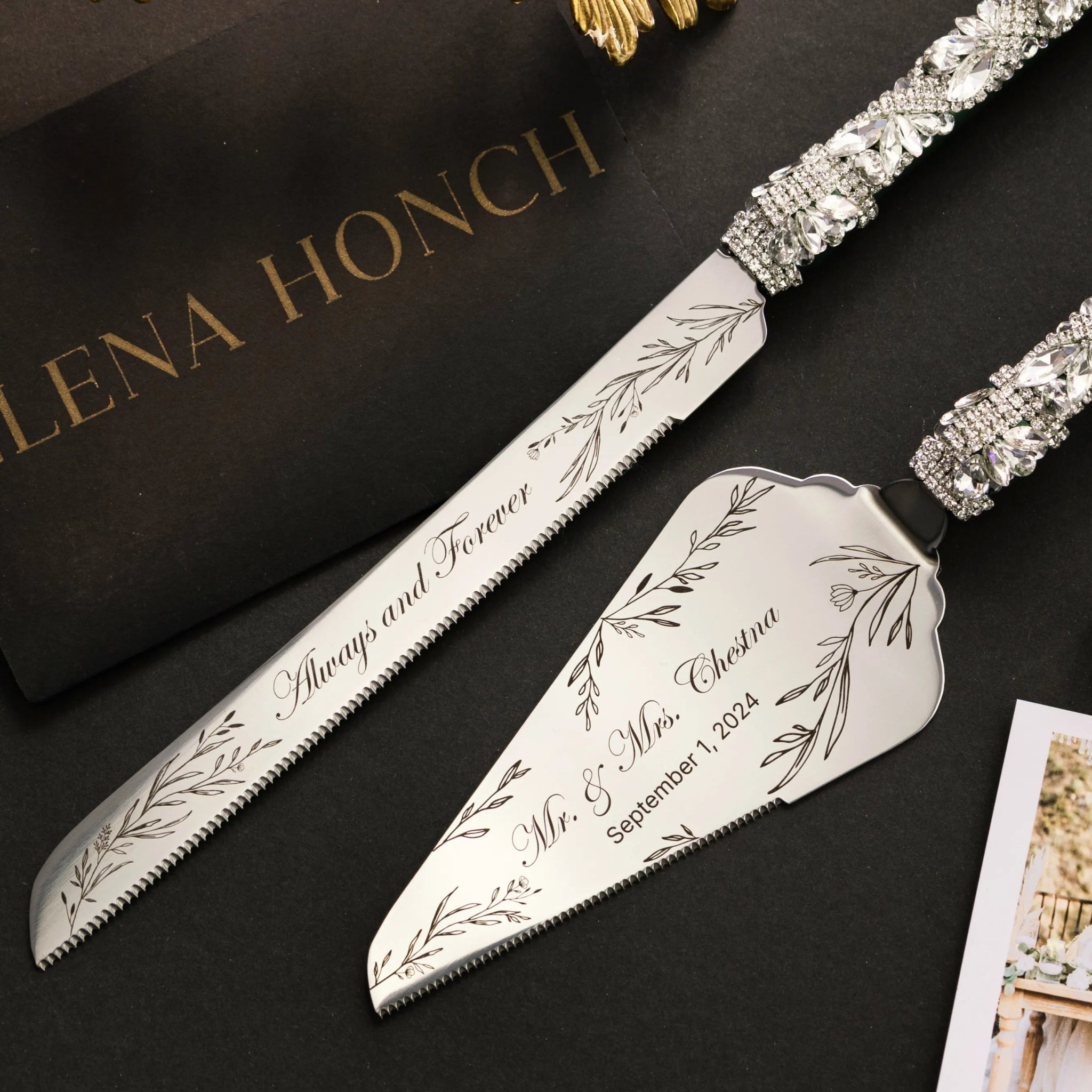 Floral Emerald Cake Set - ELENA HONCH
