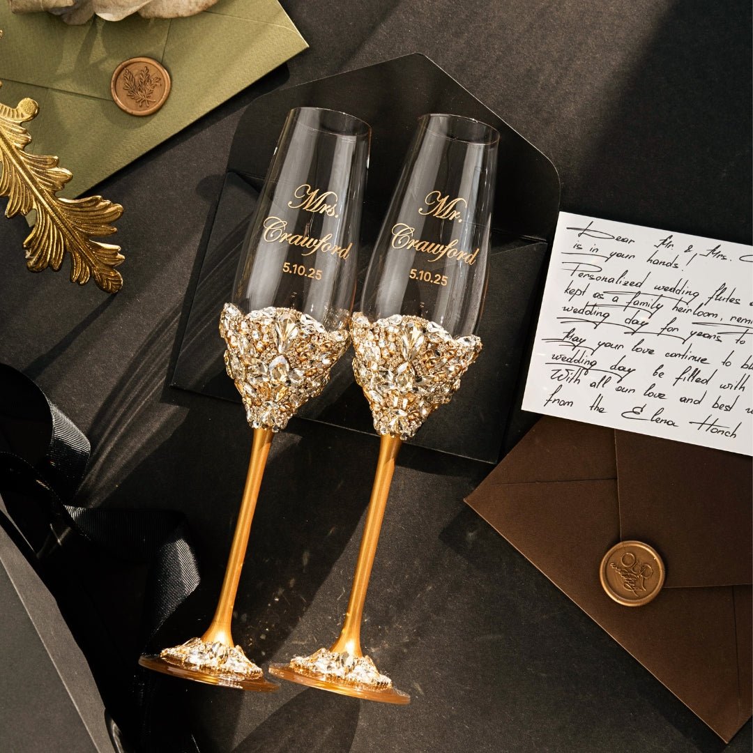 Flutes Blossom Gold - ELENA HONCH