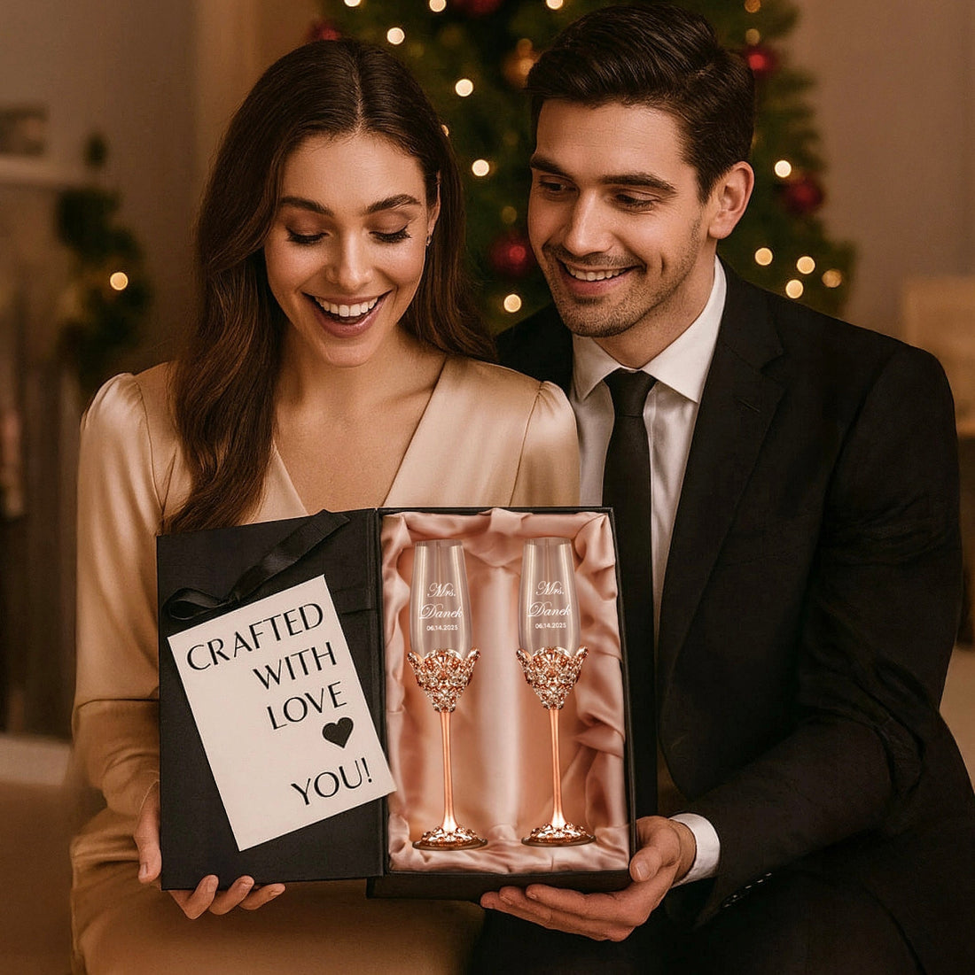 Flutes Blossom Rose Gold - ELENA HONCH