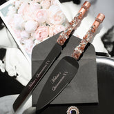 Flutes & Cake Set Blossom Rose Gold to Her Quinceañera Celebration - ELENA HONCH