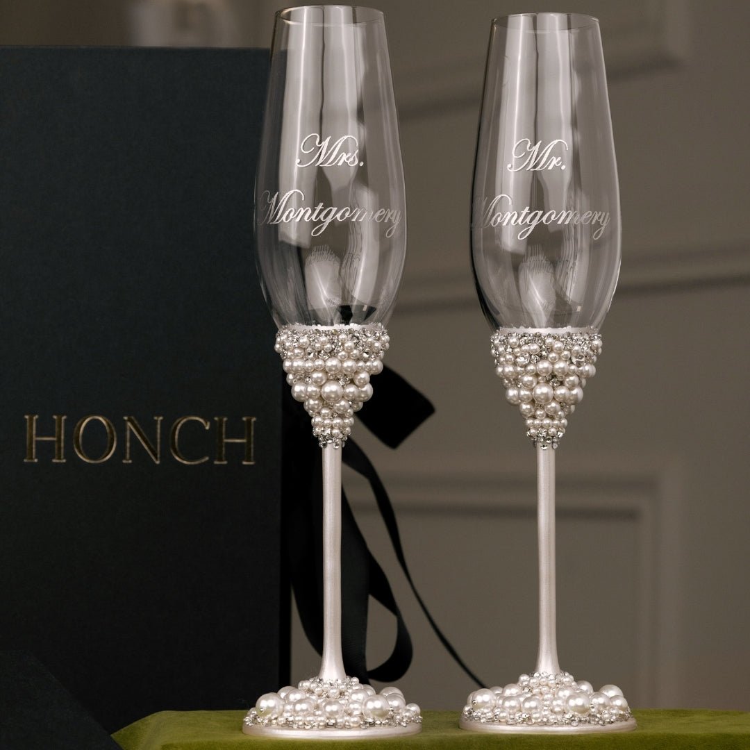 Flutes Lily Ivory & Pearls - ELENA HONCH
