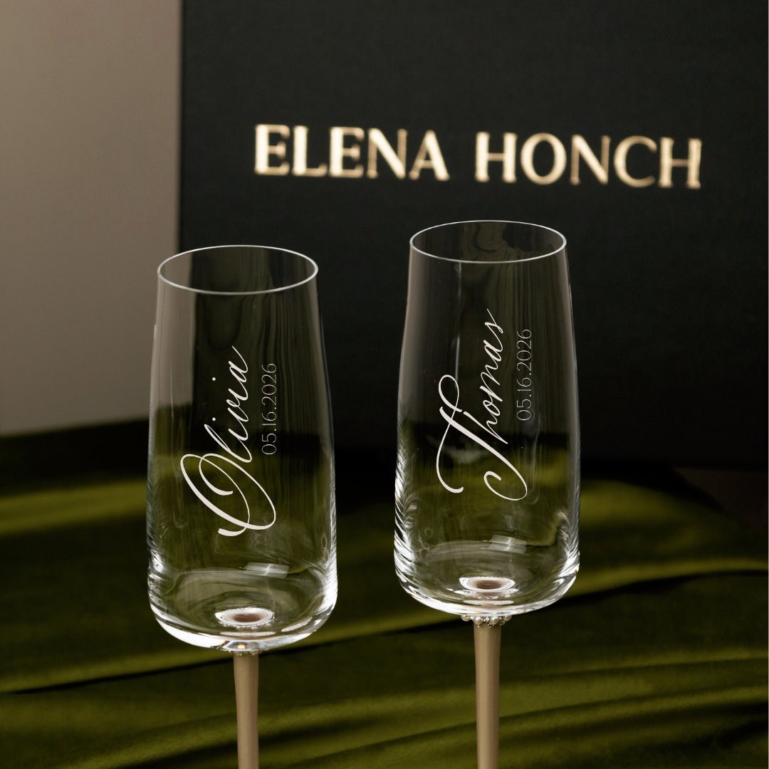 Flutes Violette Ivory & Pearls - ELENA HONCH