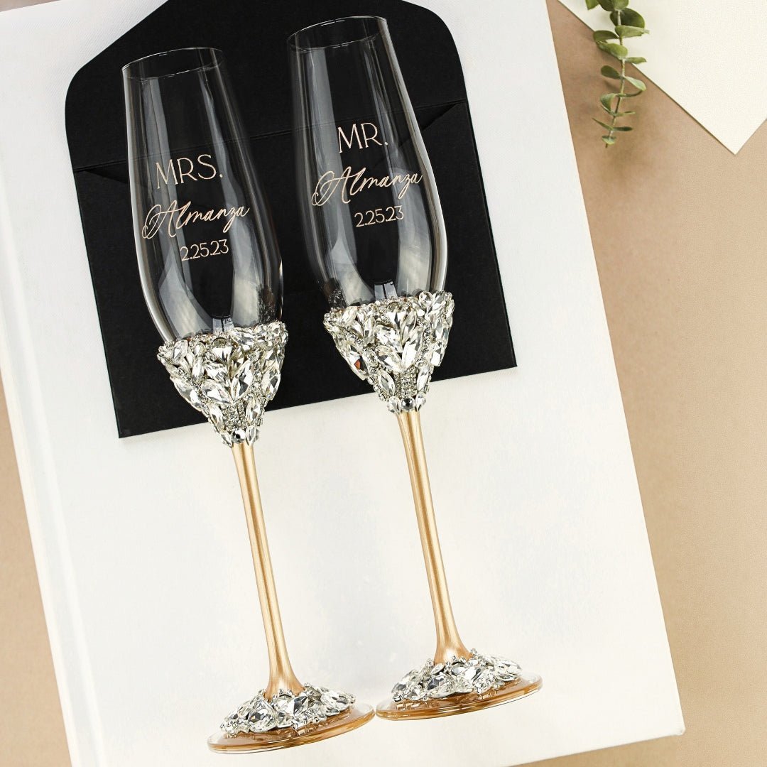 Glasses Ruta In Champagne Color - ELENA HONCH