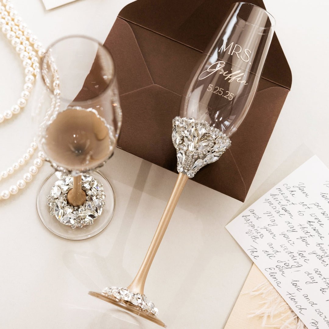 Glasses Ruta In Champagne Color - ELENA HONCH