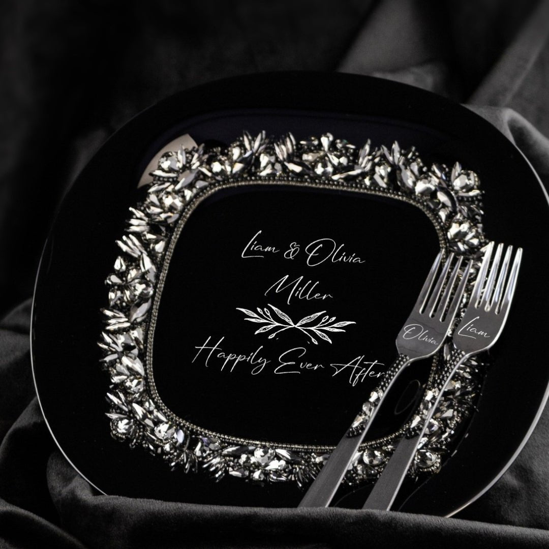 Gothic Set For Cake in Black - ELENA HONCH