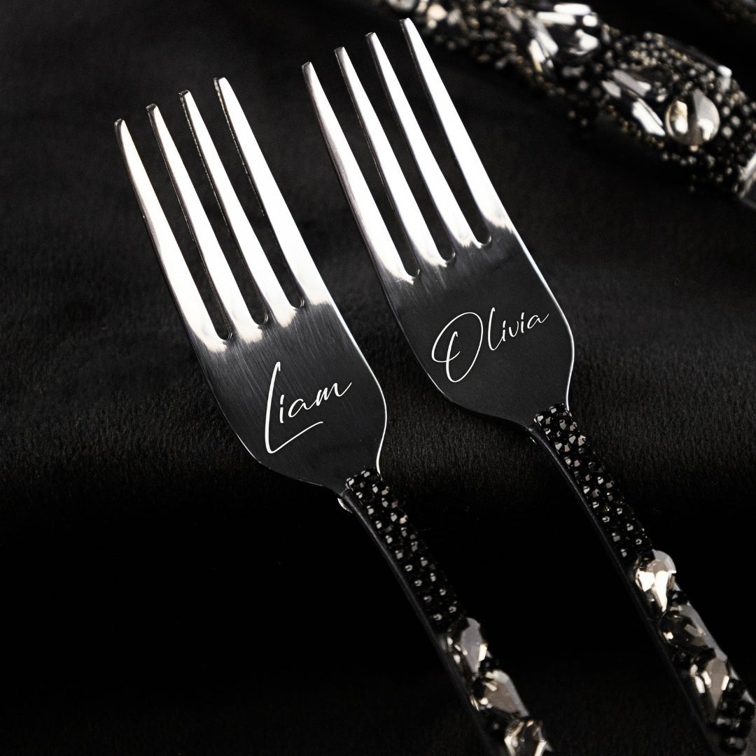 Gothic Set For Cake in Black - ELENA HONCH
