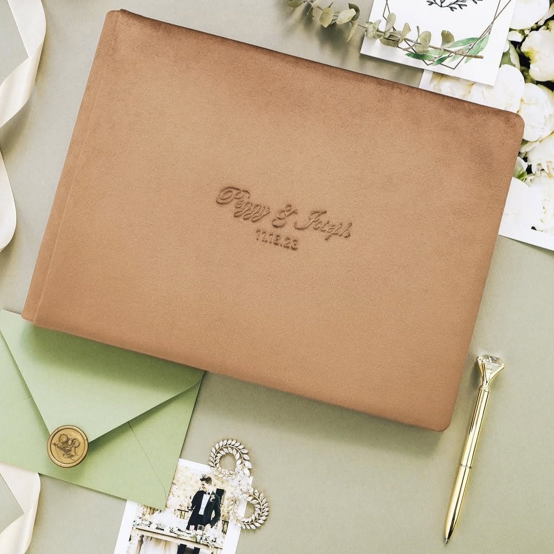 Guestbook in Brown - ELENA HONCH