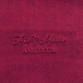 Guestbook in burgundy - ELENA HONCH
