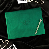 Guestbook in Emerald - ELENA HONCH