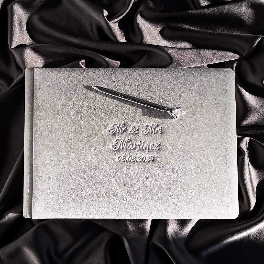 Guestbook in Grey - ELENA HONCH