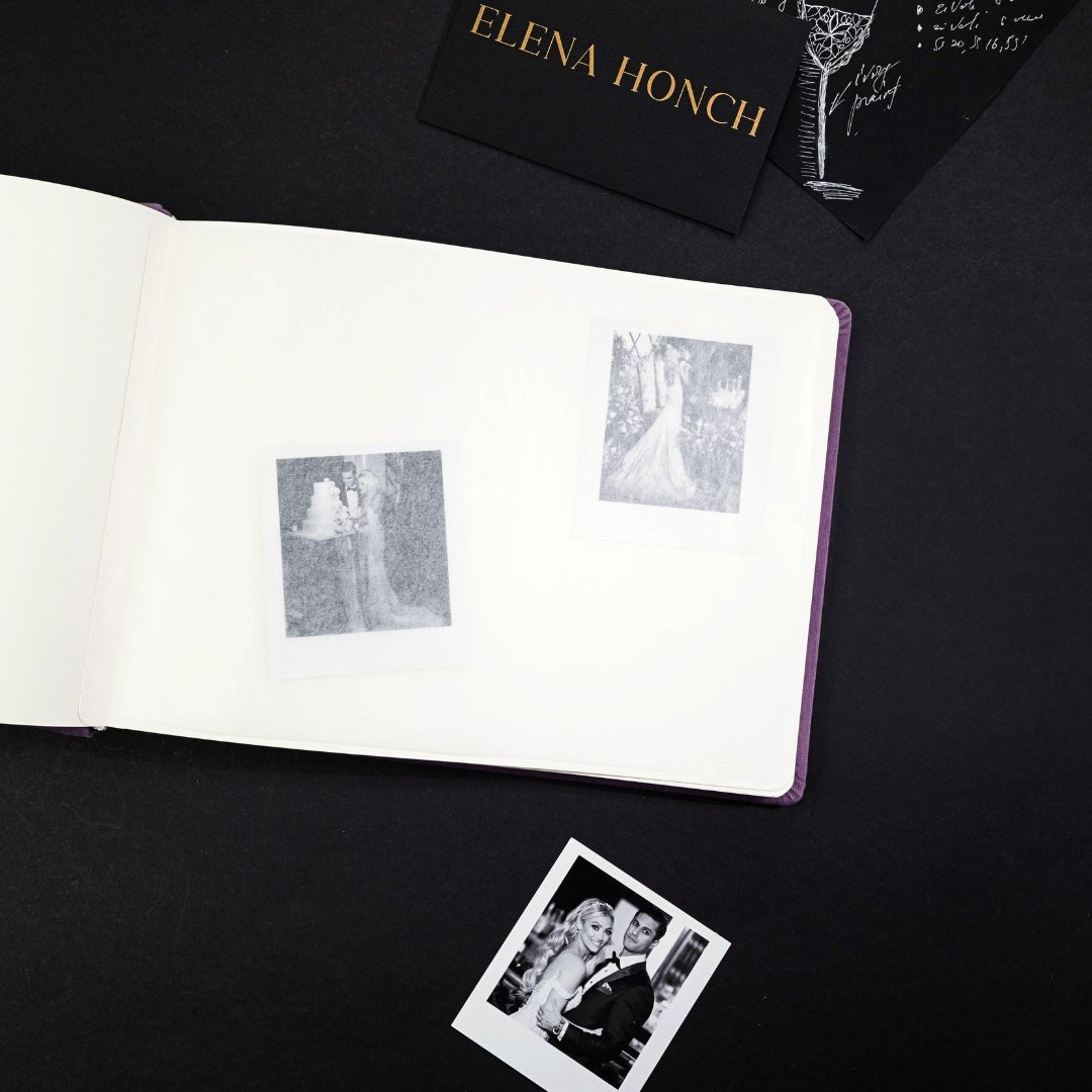 Guestbook in plum - ELENA HONCH