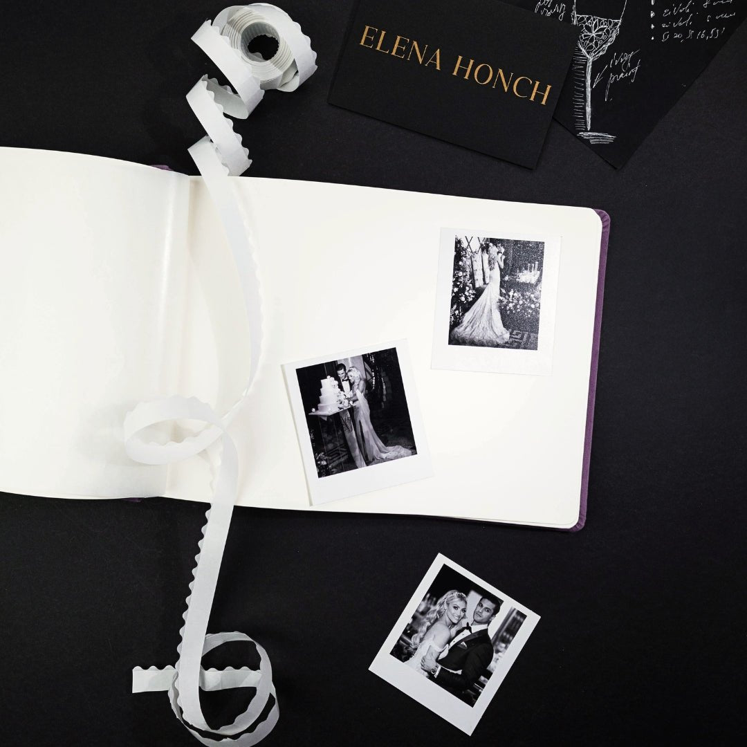 Guestbook in plum - ELENA HONCH