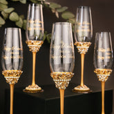 Ivy Flutes In Gold - ELENA HONCH