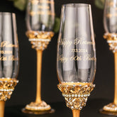 Ivy Flutes In Gold - ELENA HONCH