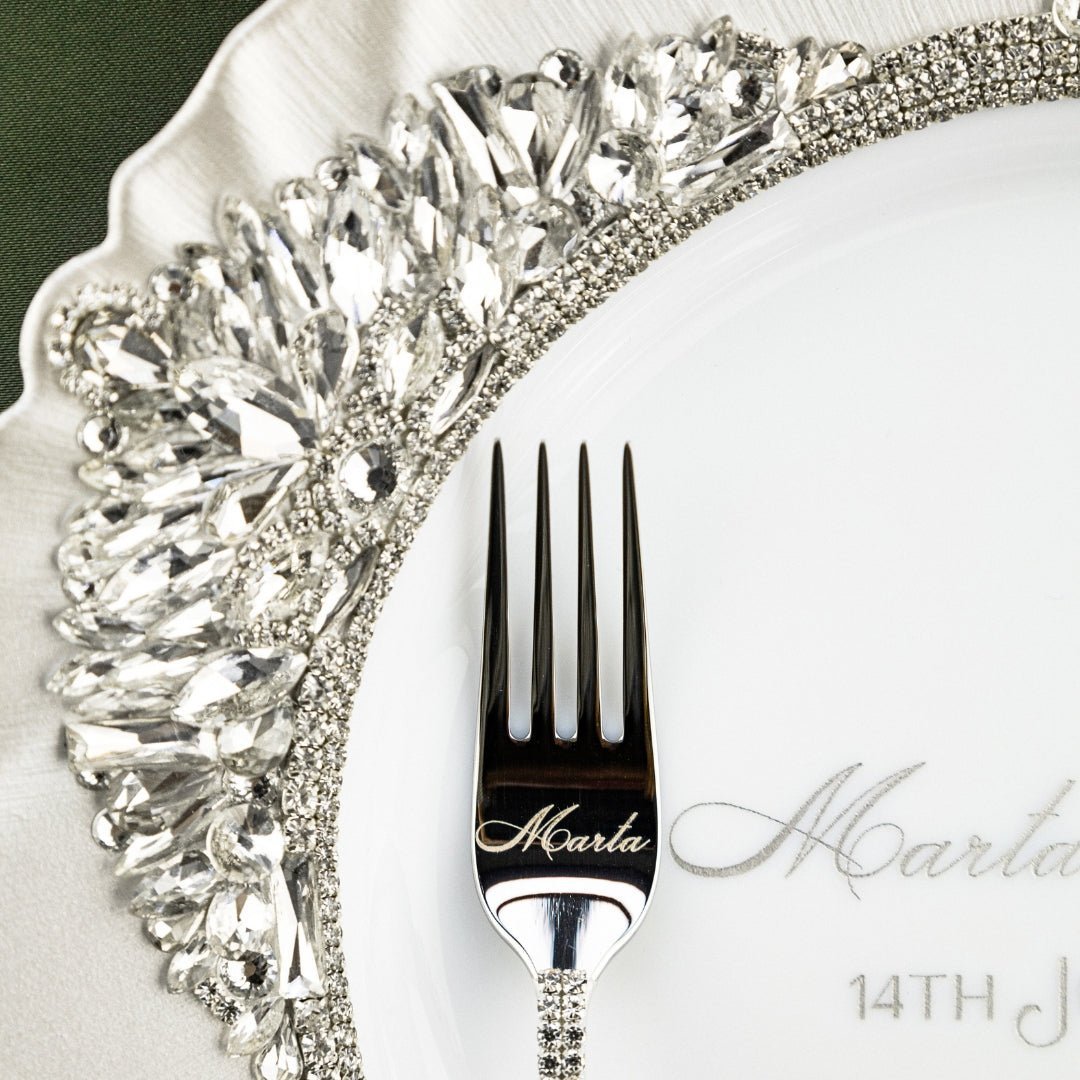 Plate And Forks White Set - ELENA HONCH