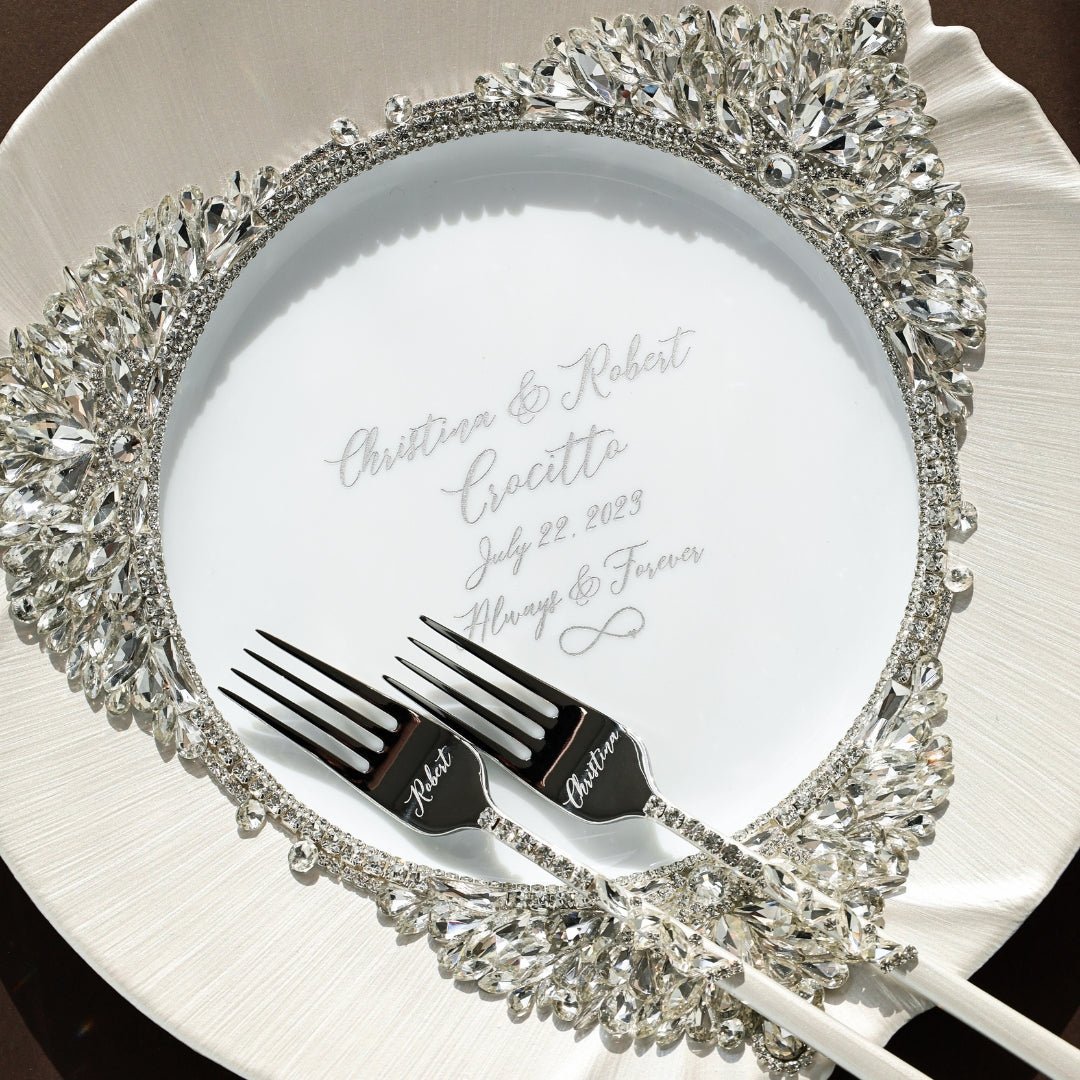 Plate And Forks White Set - ELENA HONCH