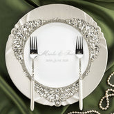 Plate And Forks White Set - ELENA HONCH