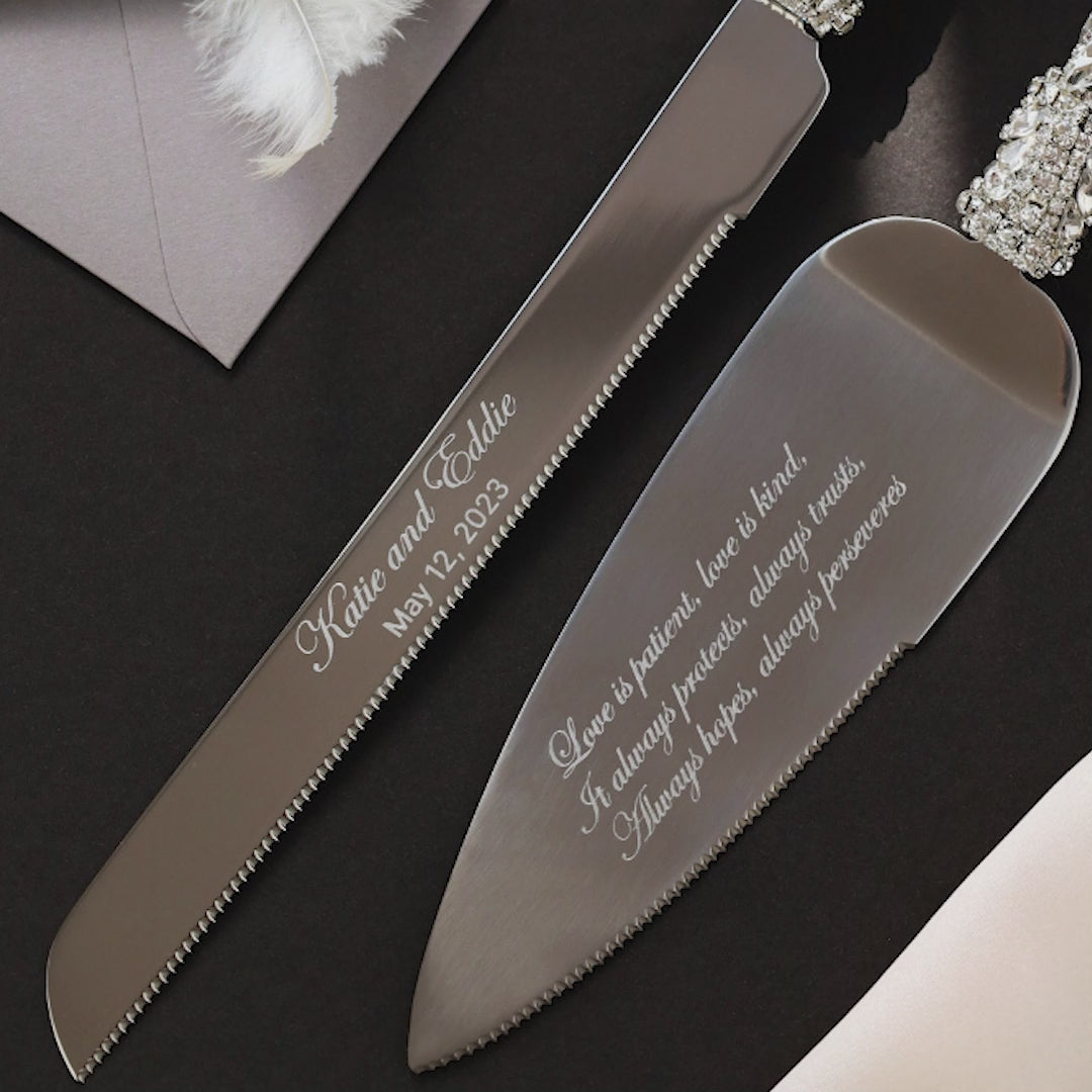 Silver Cake Set