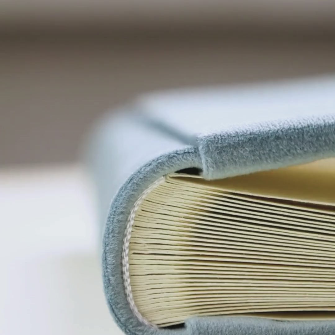 Guest Book in Dusty Blue