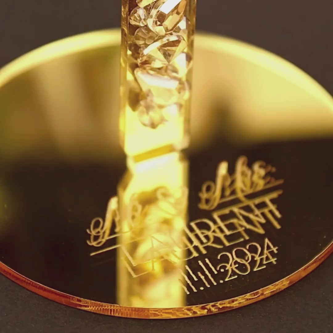 Table Numbers Gold & Black