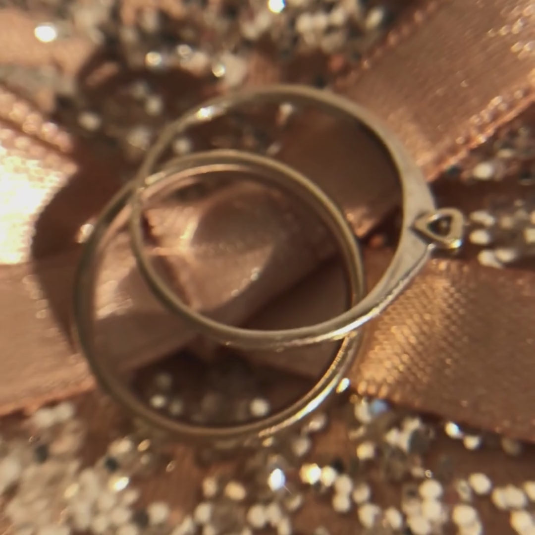 Wedding Pillow For Rings Champagne