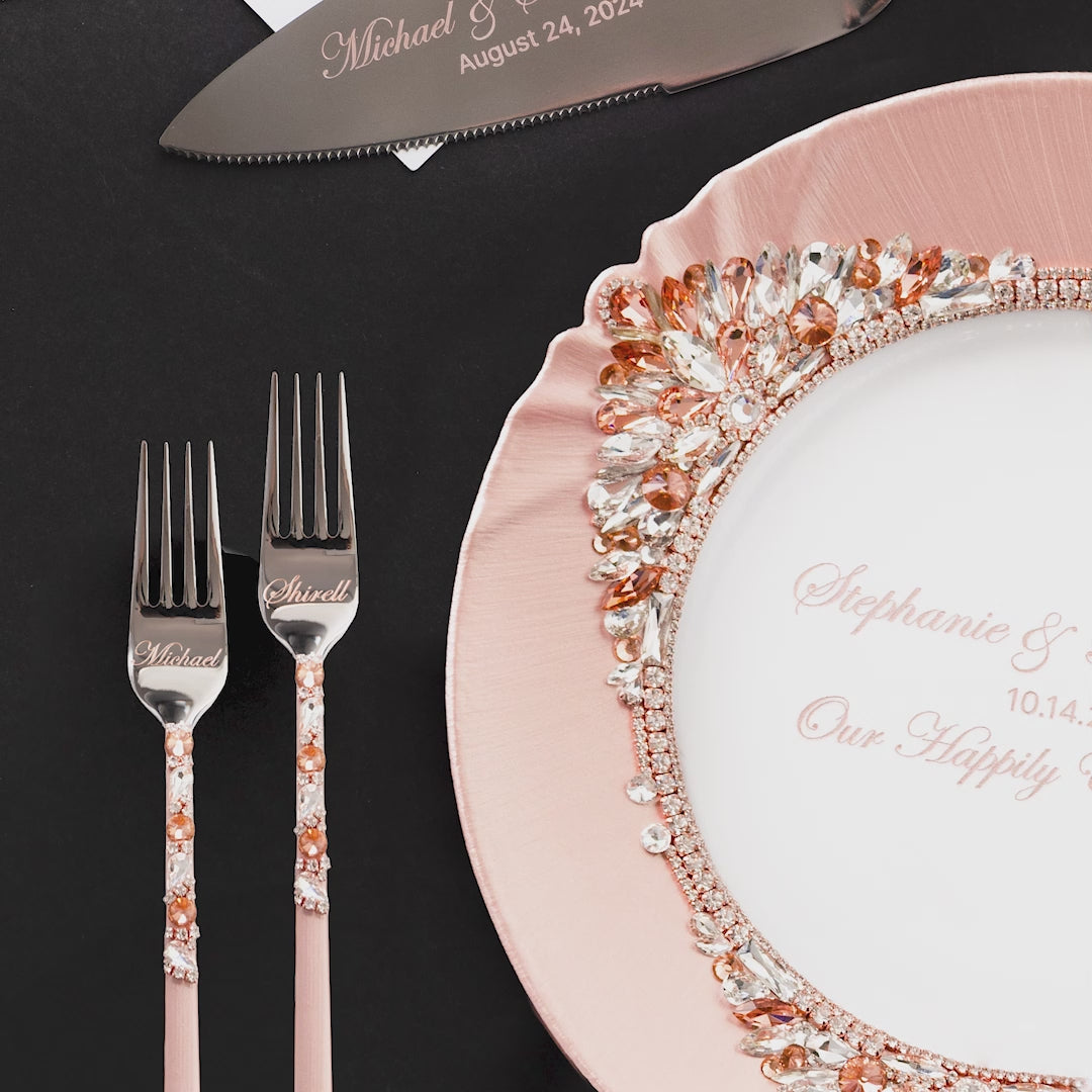 Set For Cake Rose Gold