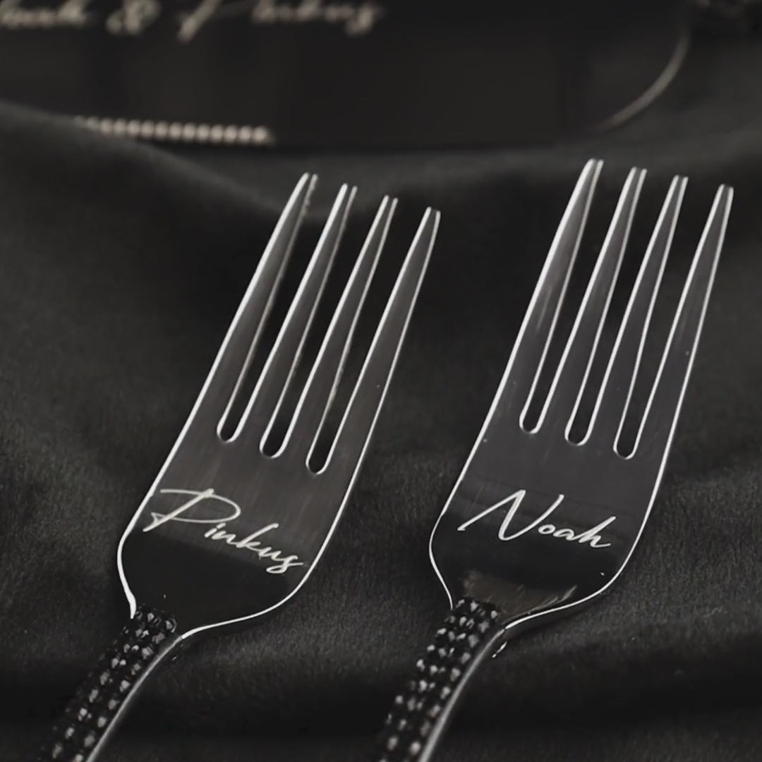 Gothic Set For Cake in Black