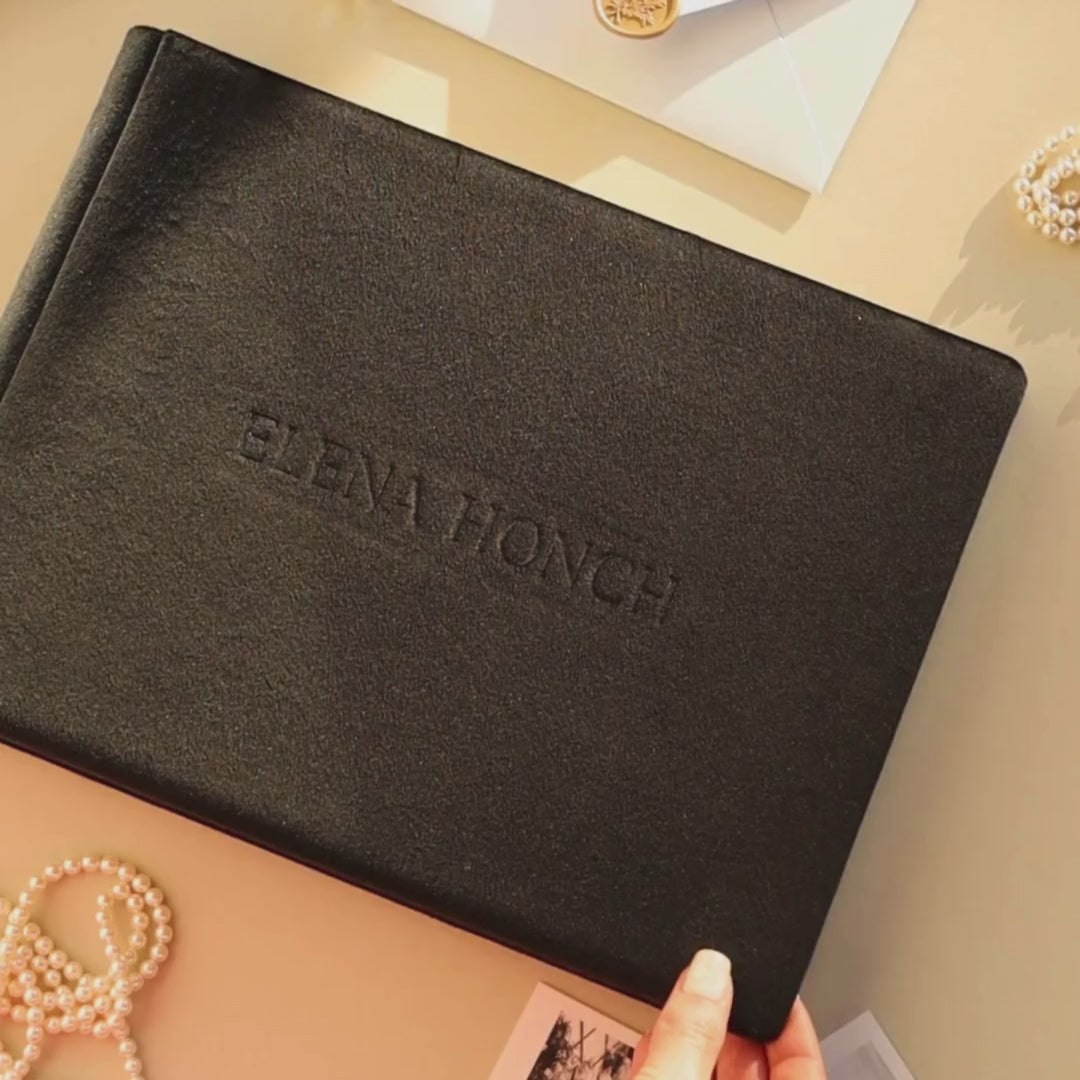 Guest Book in Black