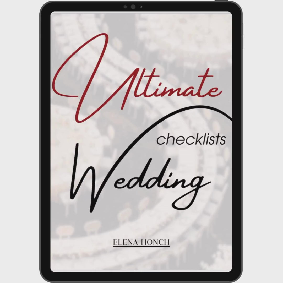 The Ultimate Wedding Planning Checklist and Timeline 12 Months Before Wedding