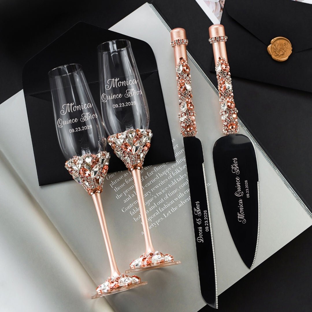 Quinceañera Extra Special Set Ruta Rose Gold - ELENA HONCH