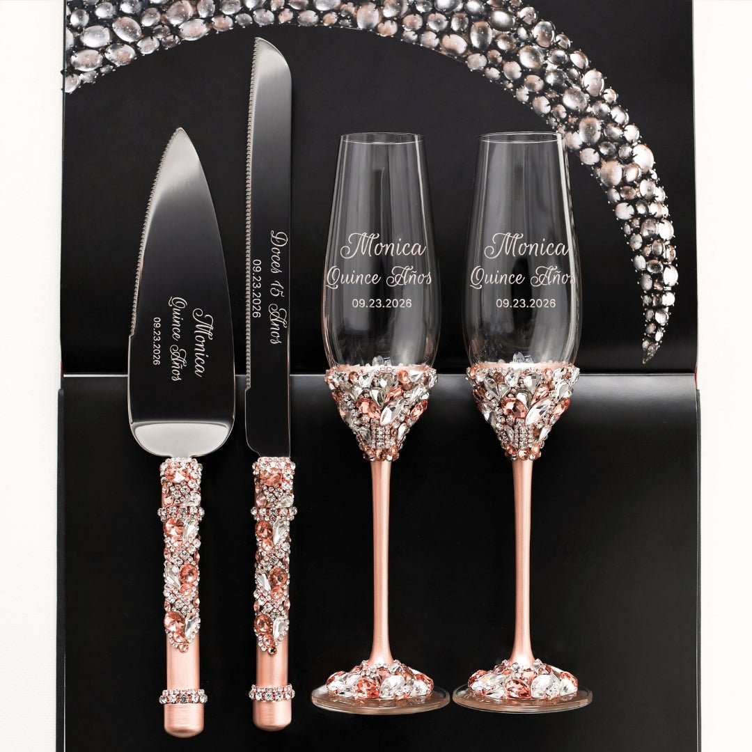 Quinceañera Extra Special Set Ruta Rose Gold - ELENA HONCH