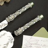 Ruta Flutes & Cake Set in Eucalyptus Color - ELENA HONCH