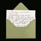 Ruta Flutes & Cake Set in Eucalyptus Color - ELENA HONCH