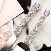 Ruta Lavender flutes & Cake set with Pillow - ELENA HONCH