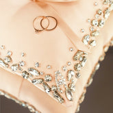 Ruta Set in Champagne with Pillow and Brown Guest Book - ELENA HONCH