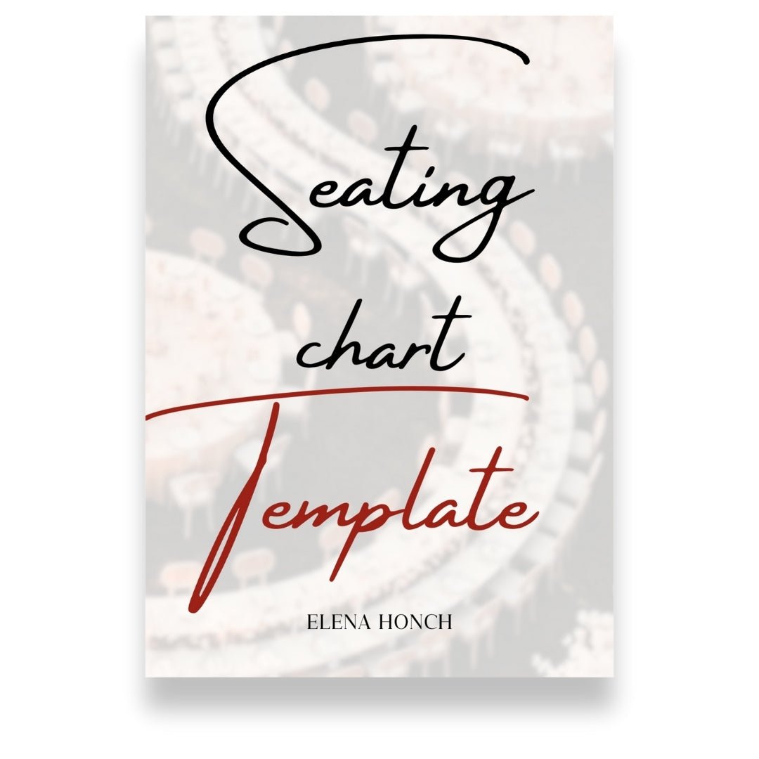 Seating Chart Template - ELENA HONCH