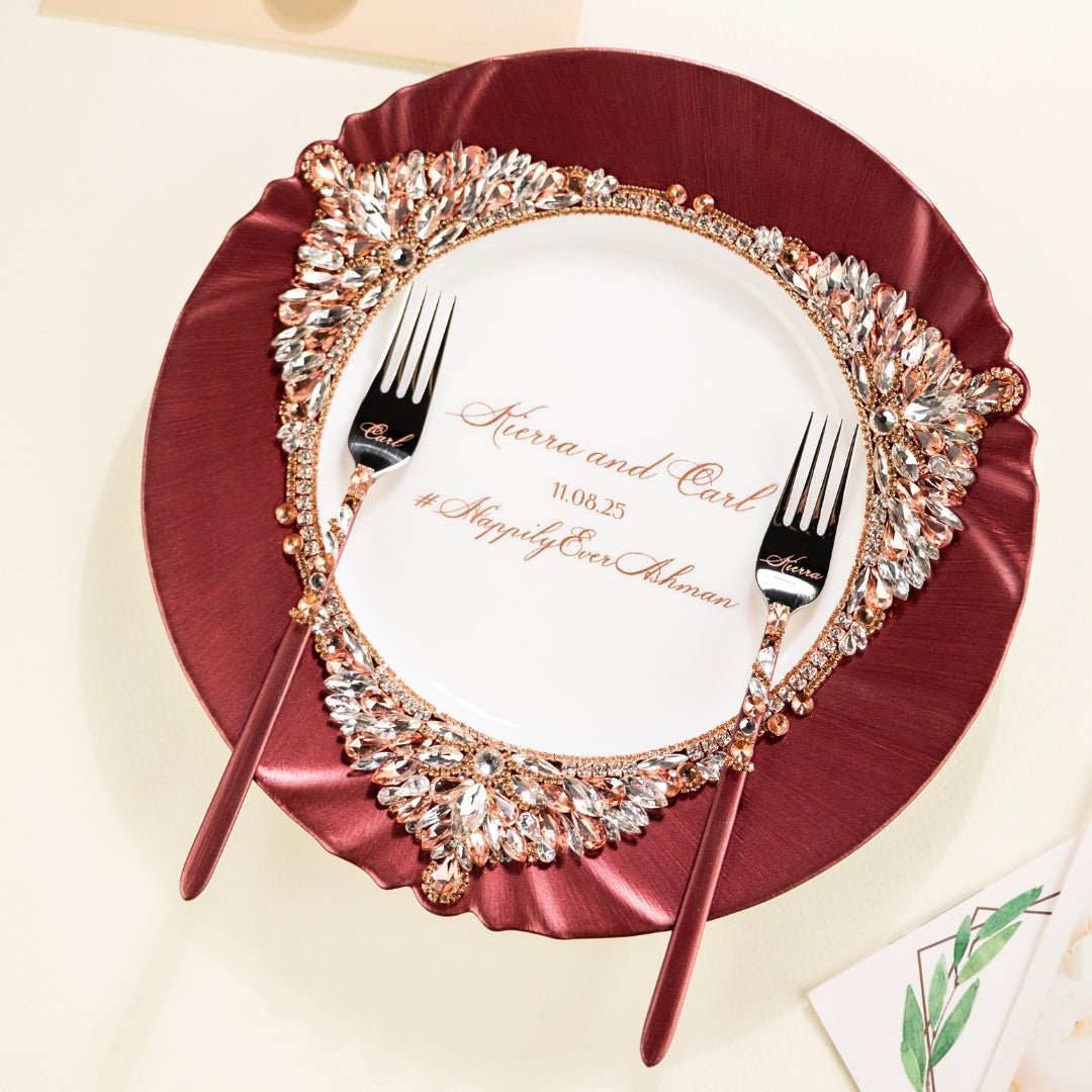 Set for cake in Burgundy - ELENA HONCH