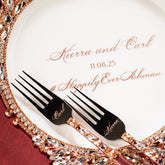 Set for cake in Burgundy - ELENA HONCH