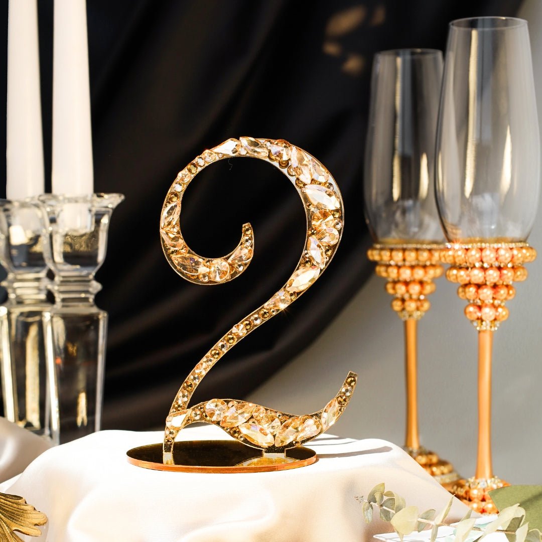 Table Numbers Gold - ELENA HONCH