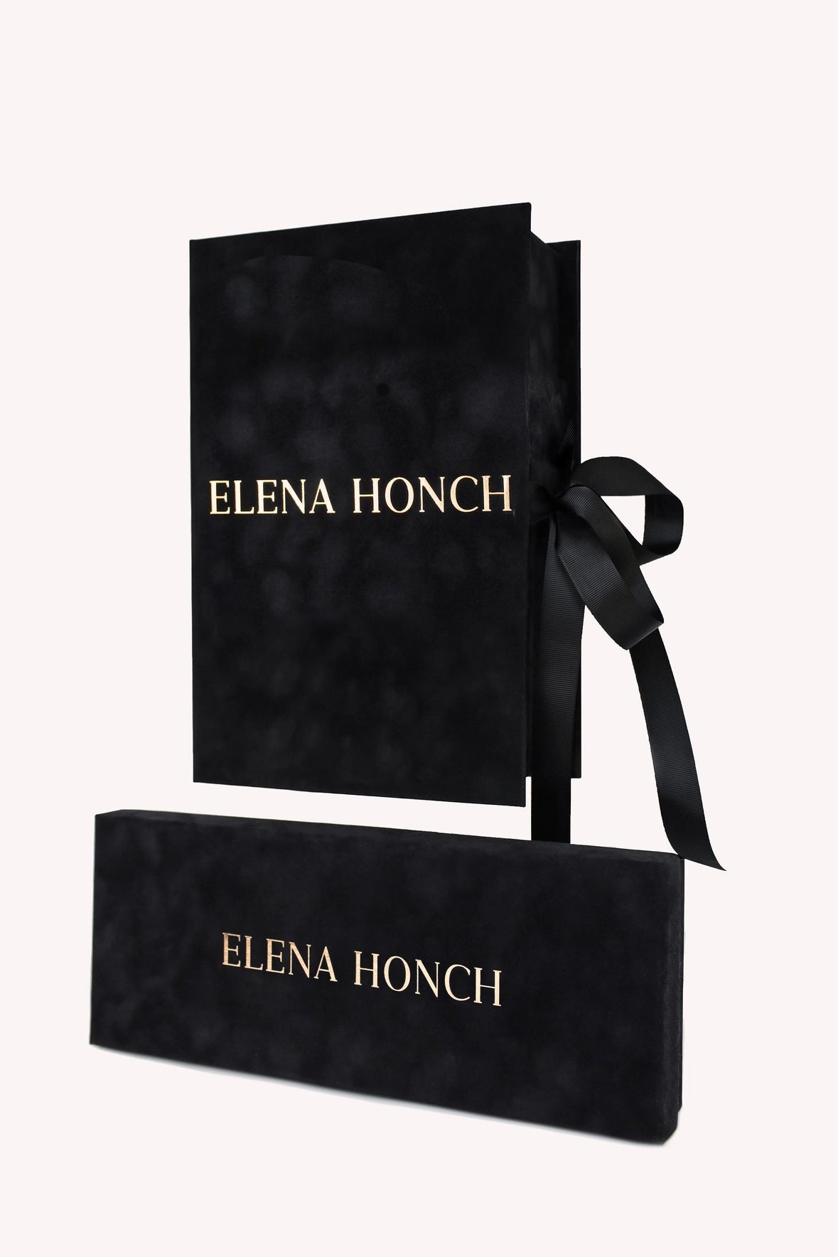 Velvet Gift Box For Flutes & Cake Set - ELENA HONCH