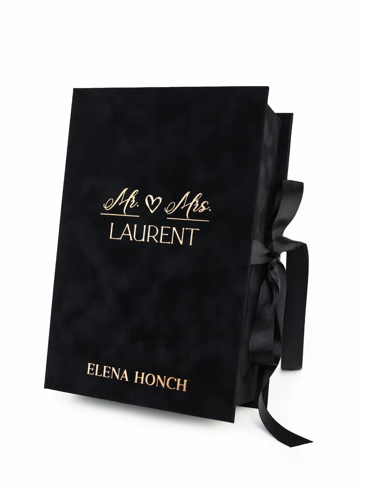 Velvet Gift Box For Flutes With Personalization - ELENA HONCH