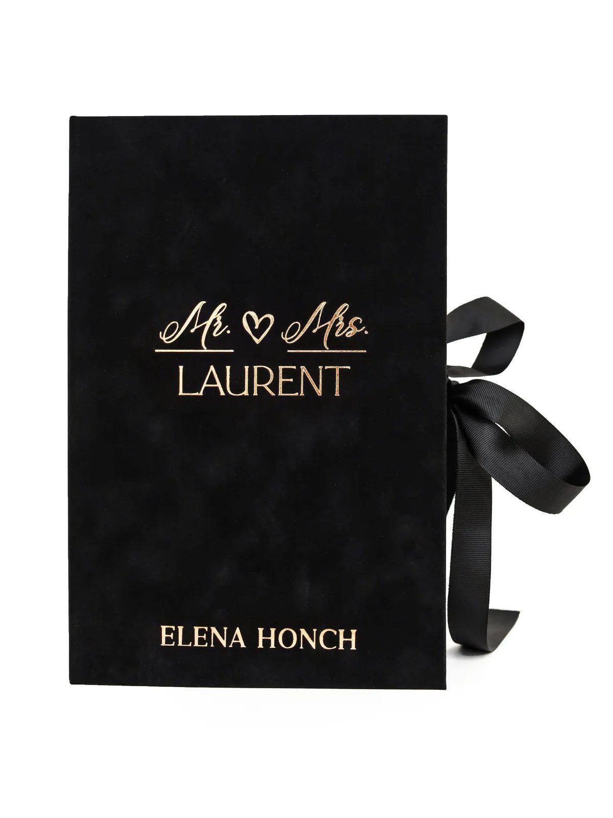 Velvet Gift Box For Flutes With Personalization - ELENA HONCH